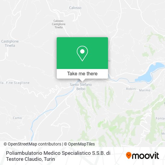 Poliambulatorio Medico Specialistico S.S.B. di Testore Claudio map