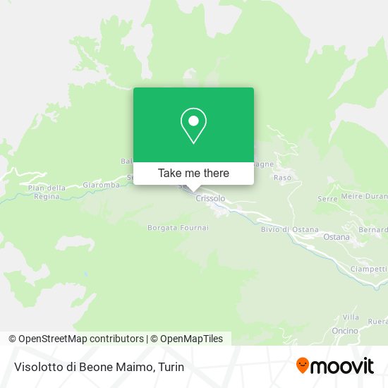 Visolotto di Beone Maimo map