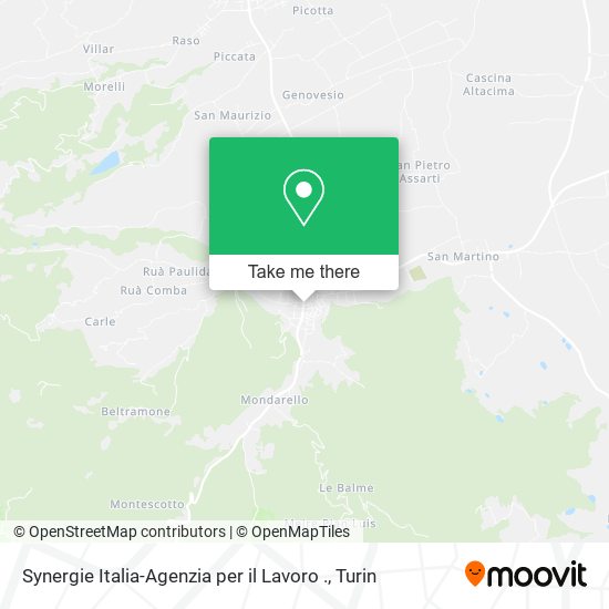 Synergie Italia-Agenzia per il Lavoro . map