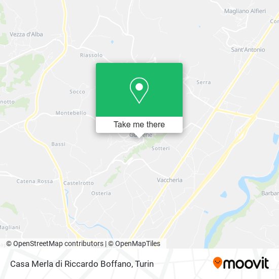 Casa Merla di Riccardo Boffano map