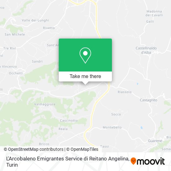 L'Arcobaleno Emigrantes Service di Reitano Angelina map