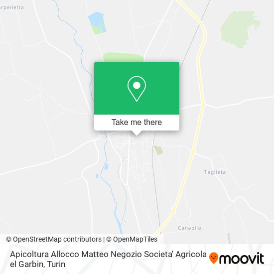 Apicoltura Allocco Matteo Negozio Societa' Agricola el Garbin map