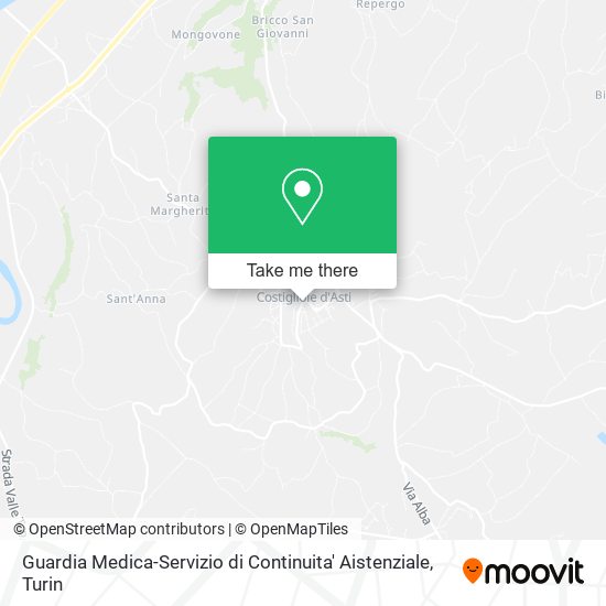 Guardia Medica-Servizio di Continuita' Aistenziale map