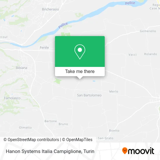 Hanon Systems Italia Campiglione map