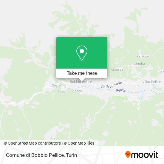 Comune di Bobbio Pellice map