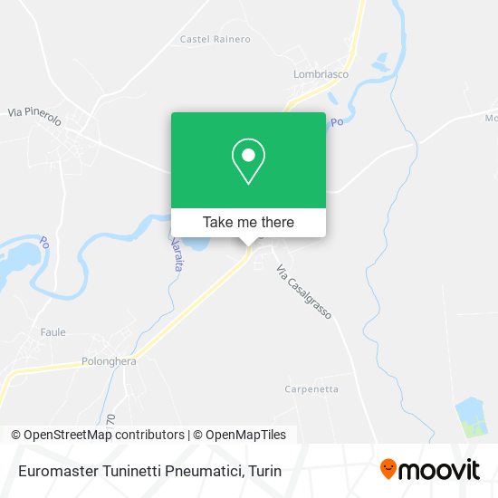 Euromaster Tuninetti Pneumatici map