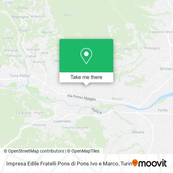 Impresa Edile Fratelli Pons di Pons Ivo e Marco map