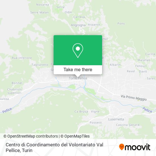 Centro di Coordinamento del Volontariato Val Pellice map