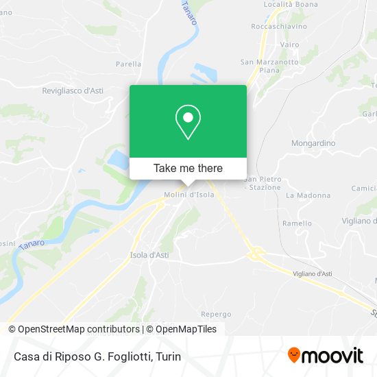 Casa di Riposo G. Fogliotti map