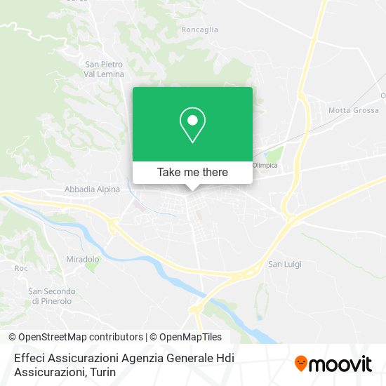 Effeci Assicurazioni Agenzia Generale Hdi Assicurazioni map