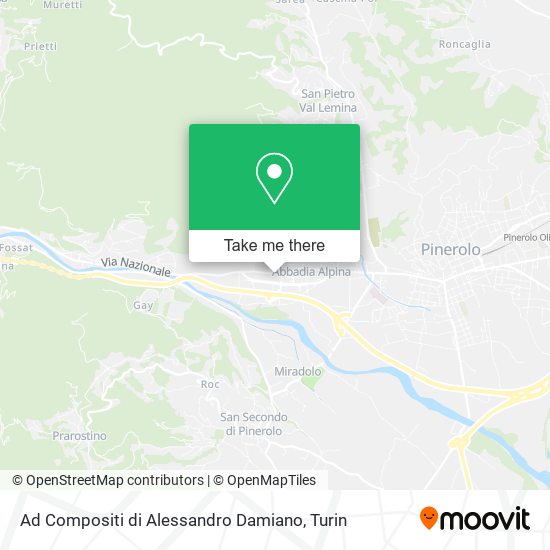 Ad Compositi di Alessandro Damiano map