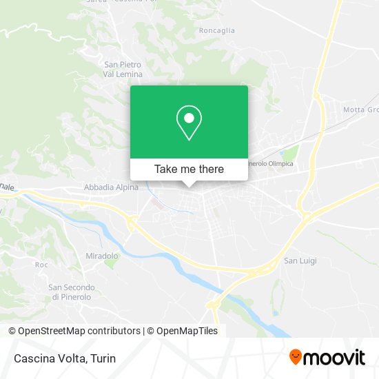 Cascina Volta map