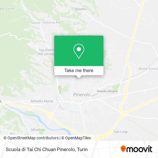 Scuola di Tai Chi Chuan Pinerolo map