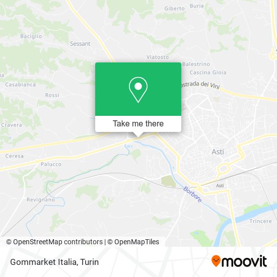 Gommarket Italia map