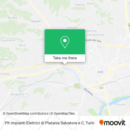 Plt Impianti Elettrici di Platania Salvatore e C map