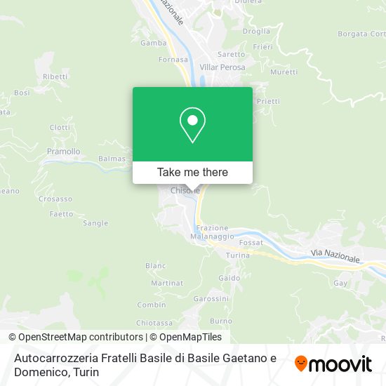 Autocarrozzeria Fratelli Basile di Basile Gaetano e Domenico map