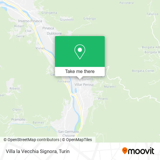 Villa la Vecchia Signora map