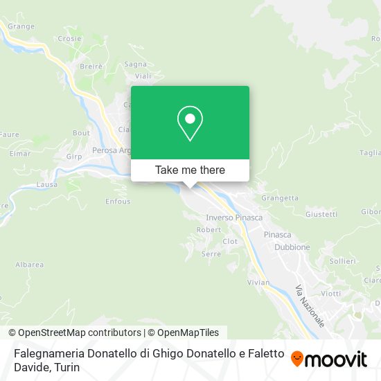 Falegnameria Donatello di Ghigo Donatello e Faletto Davide map