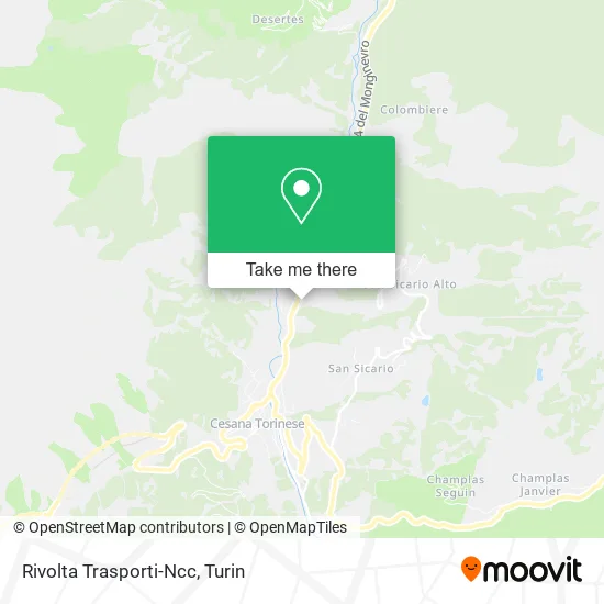 Rivolta Transportation-NCC map