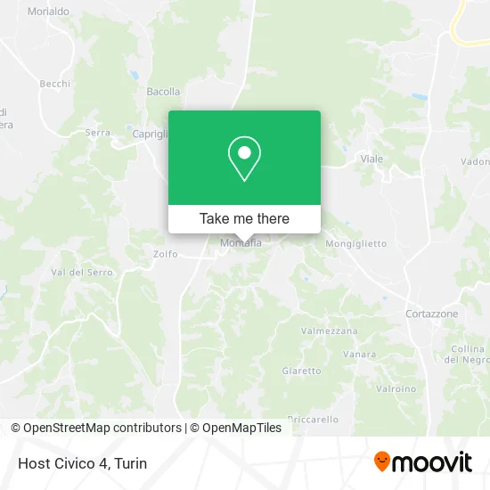 Host Civico 4 map