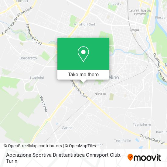 Aociazione Sportiva Dilettantistica Onnisport Club map