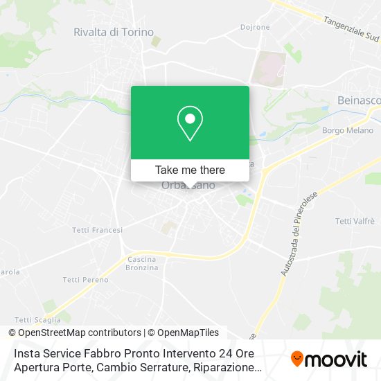 Insta Service Fabbro Pronto Intervento 24 Ore Apertura Porte, Cambio Serrature, Riparazione Serrand map