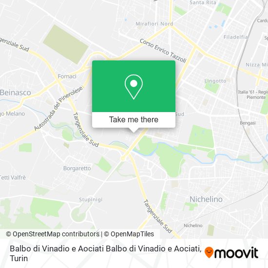 Balbo di Vinadio e Aociati Balbo di Vinadio e Aociati map