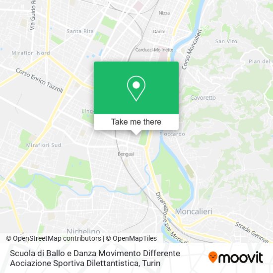 Scuola di Ballo e Danza Movimento Differente Aociazione Sportiva Dilettantistica map