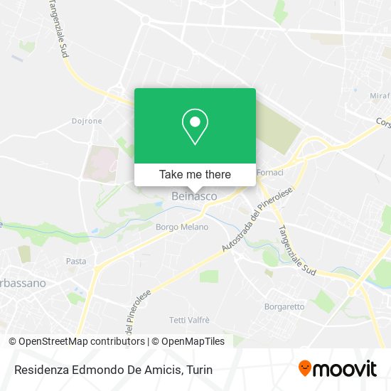 Residenza Edmondo De Amicis map