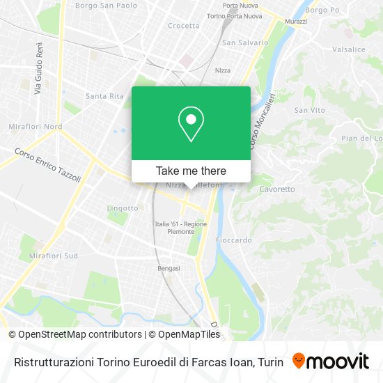 Ristrutturazioni Torino Euroedil di Farcas Ioan map