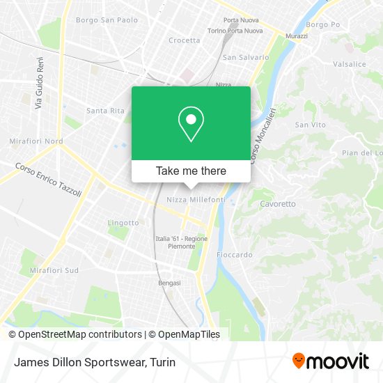 James Dillon Sportswear map