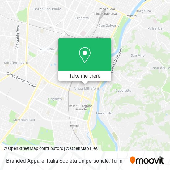 Branded Apparel Italia Societa Unipersonale map