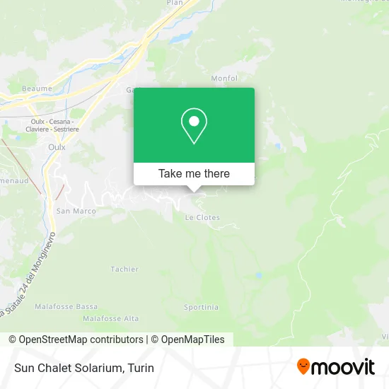Sun Chalet Solarium map