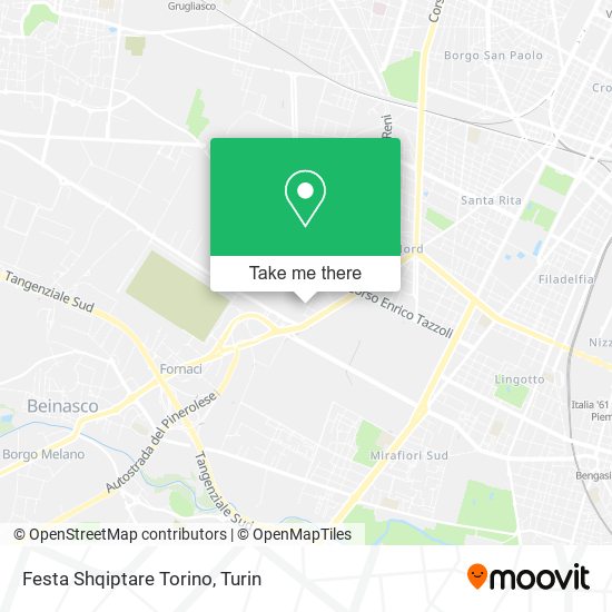 Festa Shqiptare Torino map