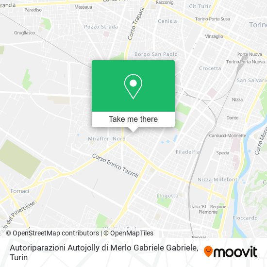 Autoriparazioni Autojolly di Merlo Gabriele Gabriele map