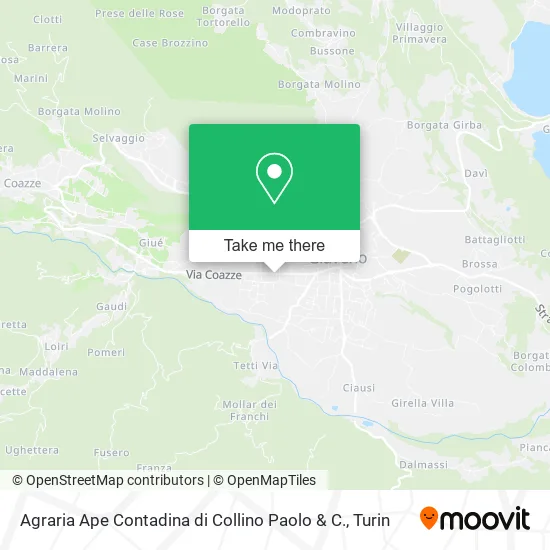 Agraria Ape Contadina di Collino Paolo & C. map