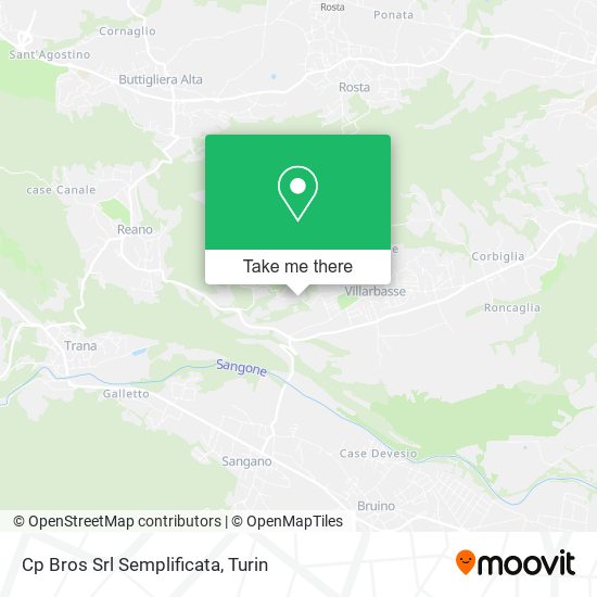 Cp Bros Srl Semplificata map