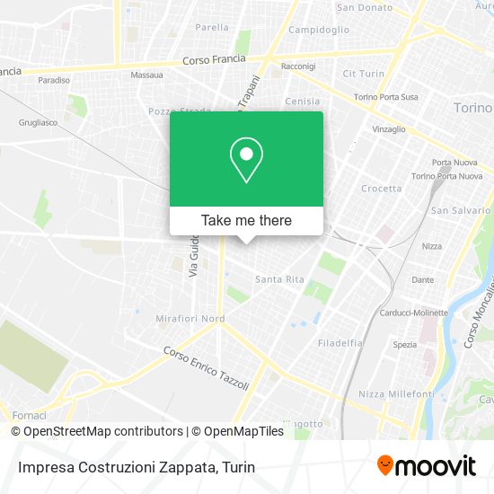 Impresa Costruzioni Zappata map