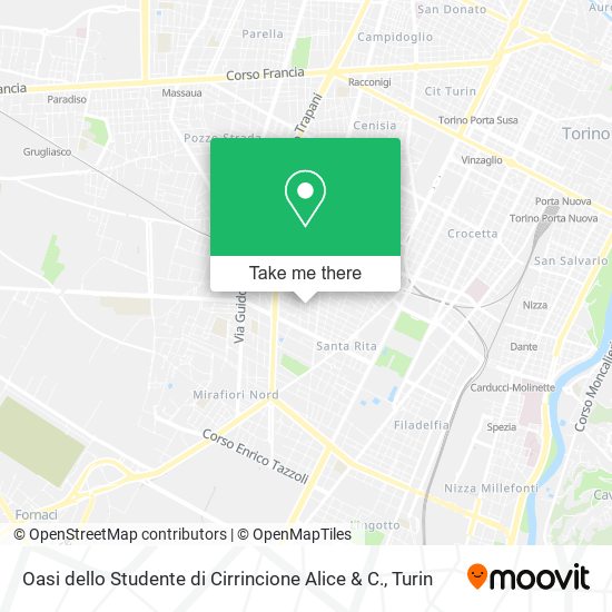 Oasi dello Studente di Cirrincione Alice & C. map