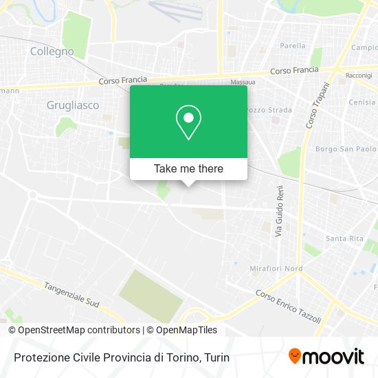 Protezione Civile Provincia di Torino map