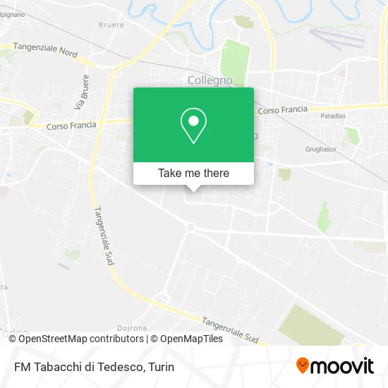 FM Tabacchi di Tedesco map