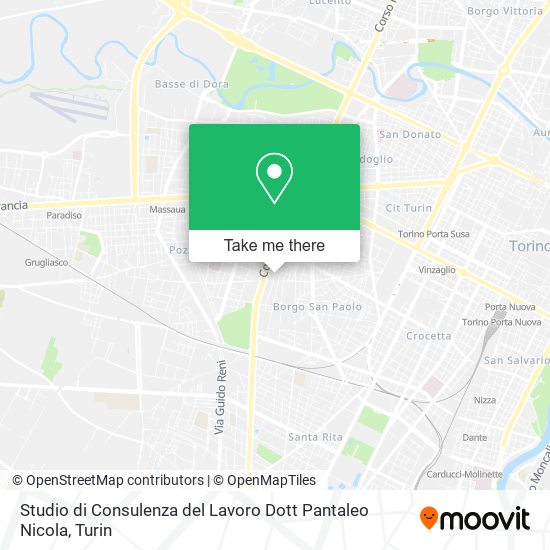Studio di Consulenza del Lavoro Dott Pantaleo Nicola map
