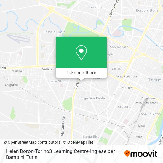 Helen Doron-Torino3 Learning Centre-Inglese per Bambini map