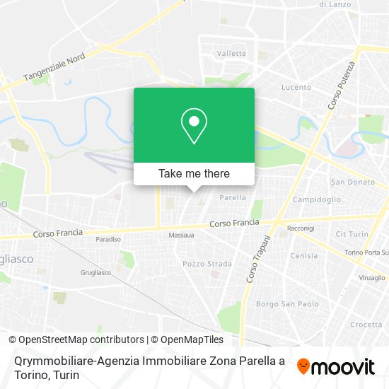 Qrymmobiliare-Agenzia Immobiliare Zona Parella a Torino map