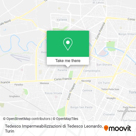 Tedesco Impermeabilizzazioni di Tedesco Leonardo map