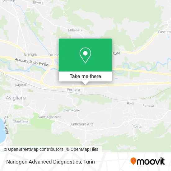 Nanogen Advanced Diagnostics map