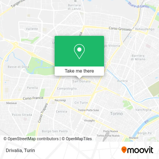Drivalia map