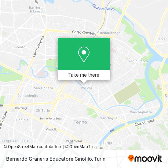 Bernardo Graneris Educatore Cinofilo map