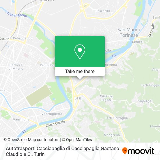 Autotrasporti Cacciapaglia di Cacciapaglia Gaetano Claudio e C. map