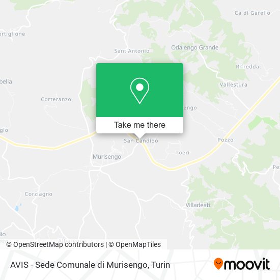 AVIS - Sede Comunale di Murisengo map